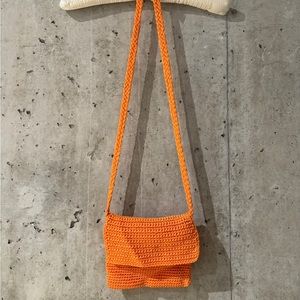 The Sak mini knit purse